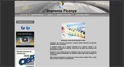 Desktop Screenshot of imprentapicanya.com